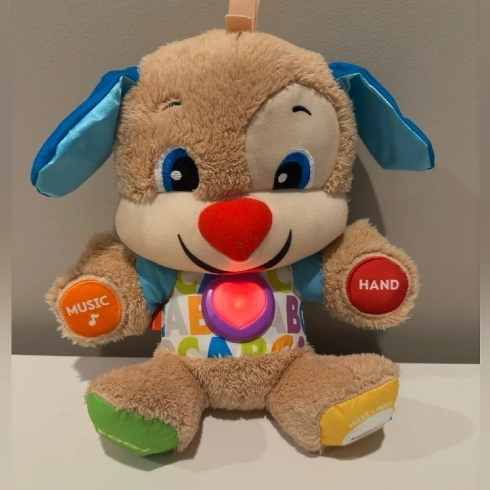 Fisher-Price Baby & Toddler Toy Laugh & Learn Smart Stages Puppy Musical Plush